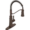 image:imageMoen Belfield Oil Rubbed Bronze Kitchen Faucet Modern Spring Kitchen Faucet with Power Boost PreRinse OneHandle Easy Installation 5927ORBOil Rubbed Bronze