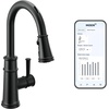 image:imageMoen Belfield Oil Rubbed Bronze Pulldown Kitchen Faucet with Power Boost and Reflex Traditional Kitchen Faucet OneHandle Easy Installation 7260ORBMatte Black