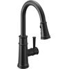 image:imageMoen Belfield Oil Rubbed Bronze Pulldown Kitchen Faucet with Power Boost and Reflex Traditional Kitchen Faucet OneHandle Easy Installation 7260ORBMatte Black