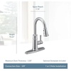 image:imageMoen Belfield Oil Rubbed Bronze Pulldown Kitchen Faucet with Power Boost and Reflex Traditional Kitchen Faucet OneHandle Easy Installation 7260ORBSpot Resist Stainless