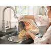 image:imageMoen Belfield Oil Rubbed Bronze Pulldown Kitchen Faucet with Power Boost and Reflex Traditional Kitchen Faucet OneHandle Easy Installation 7260ORBSpot Resist Stainless