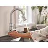 image:imageMoen Belfield Oil Rubbed Bronze Pulldown Kitchen Faucet with Power Boost and Reflex Traditional Kitchen Faucet OneHandle Easy Installation 7260ORBSpot Resist Stainless