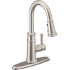 image:imageMoen Belfield Oil Rubbed Bronze Pulldown Kitchen Faucet with Power Boost and Reflex Traditional Kitchen Faucet OneHandle Easy Installation 7260ORBSpot Resist Stainless