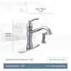 image:imageMoen Belfield Oil Rubbed Bronze Traditional One Handle High Arc Kitchen Faucet with Side Spray and Optional Deckplate Included 7245ORBOil Rubbed Bronze