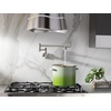image:imageMoen Black Stainless Modern Wall Mount Swing Arm Folding Pot Filler Kitchen Faucet S665BLSSpot Resist Stainless