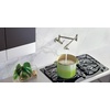 image:imageMoen Black Stainless Modern Wall Mount Swing Arm Folding Pot Filler Kitchen Faucet S665BLSSpot Resist Stainless