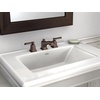 image:imageMoen Boardwalk Brushed Nickel TwoHandle High Arc Widespread Bathroom Sink Faucet for 3Hole Setups with Valve Included TV6220BNMediterranean Bronze