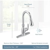 image:imageMoen Brantford Oil Rubbed Bronze Motionsense Wave Touchless OneHandle Pulldown Kitchen Faucet wit Sprayer Featuring Reflex Docking System 7185EWORBChrome