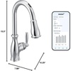 image:imageMoen Brantford Oil Rubbed Bronze Motionsense Wave Touchless OneHandle Pulldown Kitchen Faucet wit Sprayer Featuring Reflex Docking System 7185EWORBChrome
