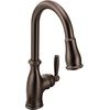 image:imageMoen Brantford Oil Rubbed Bronze Motionsense Wave Touchless OneHandle Pulldown Kitchen Faucet wit Sprayer Featuring Reflex Docking System 7185EWORBOil Rubbed Bronze