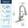 image:imageMoen Brantford Oil Rubbed Bronze Motionsense Wave Touchless OneHandle Pulldown Kitchen Faucet wit Sprayer Featuring Reflex Docking System 7185EWORBSpot Resist Stainless