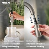 image:imageMoen Brantford Oil Rubbed Bronze Motionsense Wave Touchless OneHandle Pulldown Kitchen Faucet wit Sprayer Featuring Reflex Docking System 7185EWORBSpot Resist Stainless