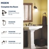 image:imageMoen Brantford OilRubbed Bronze TwoHandle Widespread Bathroom Sink Faucet for 3Hole Setups with Valve Included TV6620ORB