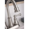 image:imageMoen Brecklyn Spot Resist Brushed Nickel Two Handle Centerset Lavatory Faucet 3Hole Bathroom Sink Faucet 84162SRN