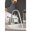 image:imageMoen Brecklyn Spot Resist Brushed Nickel Two Handle Centerset Lavatory Faucet 3Hole Bathroom Sink Faucet 84162SRN