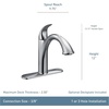 image:imageMoen Camerist OilRubbed Bronze OneHandle Single Hole Kitchen Faucet with Pullout Spout Bathroom Sink has Deck Plate for ThreeHole Countertop Drain Trim Included 7545ORBChrome