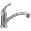 image:imageMoen Chateau Chrome OneHandle Single Hole Low Arc Standard Kitchen Faucet 742305