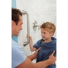 image:imageMoen Chrome Bathroom Safety 24Inch Designer Safety Shower Grab Bar with Curled Grip LR8724D3GCHBrushed Nickel
