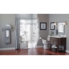 image:imageMoen Chrome Bathroom Safety 24Inch Designer Safety Shower Grab Bar with Curled Grip LR8724D3GCHBrushed Nickel