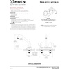 image:imageMoen Chrome Chateau TwoHandle 4Inch Centerset Utility or Laundry Sink Faucet with Threaded Spout 7499874998