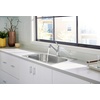 image:imageMoen Chrome Method OneHandle Pullout Modern Kitchen Faucet with Power Clean 7585CChrome