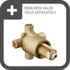 image:imageMoen Commercial Three Way Diverter Shower Valve MPact Common Valve System Replacement Part Brass Standard 12 Inch Connection 3360Pack of 1