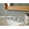 image:imageMoen Conway Chrome Two Handle Widespread Bathroom Sink Faucet with Valve Included 84926