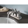 image:imageMoen Conway Spot Resist Brushed Nickel TwoHandle Centerset Bathroom Faucet with Drain Assembly WS84922SRNSpot Resist Brushed Nickel