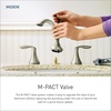 image:imageMoen Dartmoor Chrome TwoHandle High Arc Widespread Bathroom Sink Faucet for 3Hole Setups with Valve Included TV6805Oil Rubbed Bronze