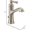 image:imageMoen Dartmoor Matte Black Single Handle Bathroom Sink Faucet with Optional Deckplate 6803BLBrushed Nickel