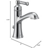 image:imageMoen Dartmoor Matte Black Single Handle Bathroom Sink Faucet with Optional Deckplate 6803BLChrome
