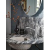image:imageMoen Dartmoor Matte Black Single Handle Bathroom Sink Faucet with Optional Deckplate 6803BLChrome