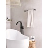 image:imageMoen Doux Matte Black 24Inch Single Towel Bar YB0224BLMatte Black