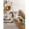 image:imageMoen Doux Matte Black 24Inch Single Towel Bar YB0224BLMatte Black