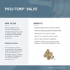 image:imageMoen Doux Matte Black PosiTemp Shower Only Kit Valve Required TS2202BLBrushed Nickel