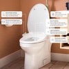 image:imageMoen EB1000 3Series Standard Electronic Bidet Toilet Seat White