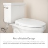image:imageMoen EB800 2Series Standard Electric Bidet Elongated Toilets in White with Heated Seat