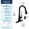image:imageMoen Essie Mediterranean Bronze MotionSense Wave OneHandle Touchless Kitchen Faucet with Pulldown Sprayer and Soap Dispenser 87014EWBRB