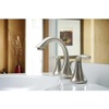 image:imageMoen Eva Brushed Nickel TwoHandle High Arc Widespread Bathroom Sink Faucet for 3Hole Setups with Valve Included TV6420BNOil Rubbed Bronze