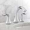 image:imageMoen Eva Brushed Nickel TwoHandle High Arc Widespread Bathroom Sink Faucet for 3Hole Setups with Valve Included TV6420BNOil Rubbed Bronze