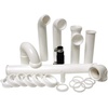 image:imageMoen GXP50C Prep Series PRO 12 HP Continuous Feed Garbage Disposal Power Cord Included amp PF WaterWorks PF0989 Garbage Disposal Installation Kit WhiteDisposal  Garbage Disposal Installation Kit