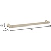 image:imageMoen Genta LX Modern Single Kitchen or Bathroom Towel Bar 68Inch Brushed Nickel BH3886BNBrushed Nickel