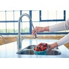 image:imageMoen Genta LX OneHandle Modern Kitchen Faucet with Pull Down Sprayer High Arc Reflex Docking Head and Power Boost for a Faster Clean Chrome 7882Chrome