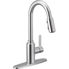 image:imageMoen Genta LX OneHandle Modern Kitchen Faucet with Pull Down Sprayer High Arc Reflex Docking Head and Power Boost for a Faster Clean Chrome 7882Chrome