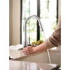 image:imageMoen Genta LX OneHandle Modern Kitchen Faucet with Pull Down Sprayer High Arc Reflex Docking Head and Power Boost for a Faster Clean Chrome 7882Chrome