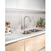 image:imageMoen Genta LX OneHandle Modern Kitchen Faucet with Pull Down Sprayer High Arc Reflex Docking Head and Power Boost for a Faster Clean Chrome 7882Chrome