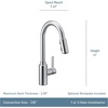 image:imageMoen Genta LX OneHandle Modern Kitchen Faucet with Pull Down Sprayer High Arc Reflex Docking Head and Power Boost for a Faster Clean Chrome 7882Matte Black