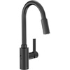 image:imageMoen Genta LX OneHandle Modern Kitchen Faucet with Pull Down Sprayer High Arc Reflex Docking Head and Power Boost for a Faster Clean Chrome 7882Matte Black