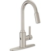 image:imageMoen Genta LX OneHandle Modern Kitchen Faucet with Pull Down Sprayer High Arc Reflex Docking Head and Power Boost for a Faster Clean Chrome 7882Spot Resist Stainless