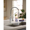 image:imageMoen Genta LX Spring Faucet with Power Boost Modern Kitchen Faucet with OneHandle PreRinse Easy Installation Chrome 5926Chrome